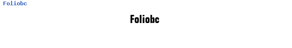 Fuente Foliobc.ttf