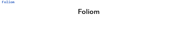 Fuente Foliom.ttf
