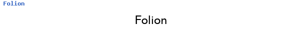 Fuente Folion.ttf