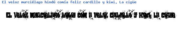 Fuente Font el font BLOCK.ttf