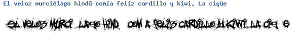 Fuente Font el font gothic.ttf