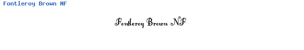 Fuente Fontleroy Brown NF.ttf