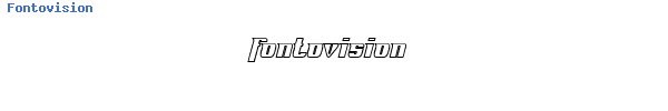 Fuente Fontovision.ttf