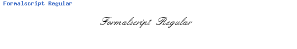 Fuente Formalscript Regular.ttf
