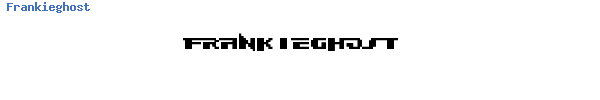 Fuente Frankieghost.ttf