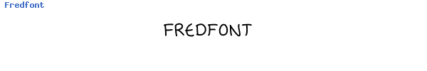 Fuente Fredfont.ttf