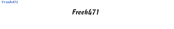 Fuente Freeh471.ttf