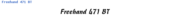 Fuente Freehand 471 BT.ttf