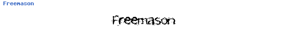 Fuente Freemason.ttf