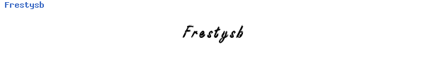 Fuente Frestysb.ttf