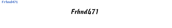 Fuente Frhnd471.ttf