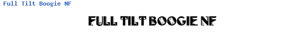 Fuente Full Tilt Boogie NF.ttf