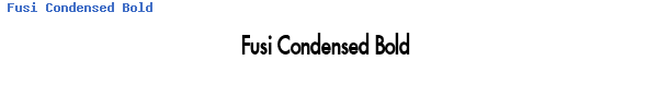 Fuente Fusi Condensed Bold.ttf