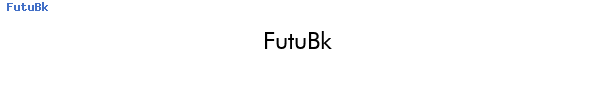 Fuente FutuBk.ttf