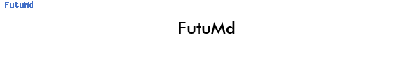 Fuente FutuMd.ttf