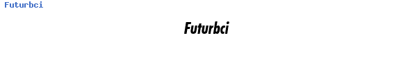 Fuente Futurbci.ttf