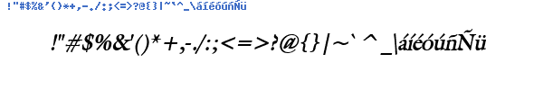Fuente GALABI__.TTF