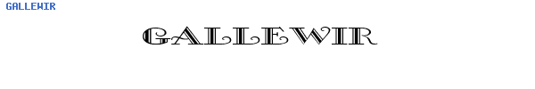 Fuente GALLEWIR.TTF