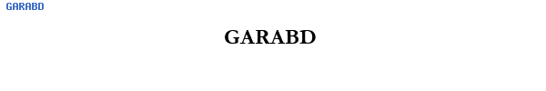 Fuente GARABD.TTF