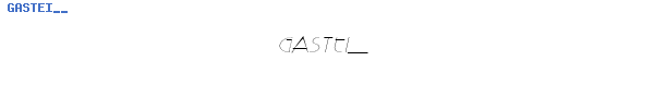 Fuente GASTEI__.TTF