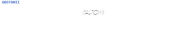 Fuente GASTOWII.TTF