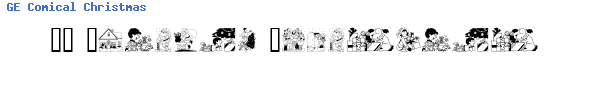 Fuente GE Comical Christmas.ttf