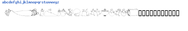 Fuente GE Whimsical Animals III.ttf