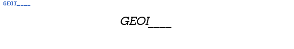 Fuente GEOI____.TTF