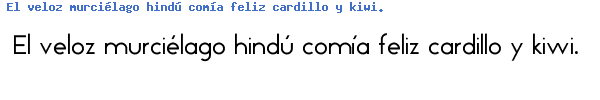 Fuente GEOPLAIN.TTF