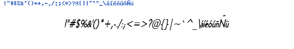 Fuente GEOTHINZ.TTF