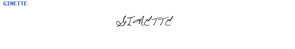 Fuente GINETTE.TTF