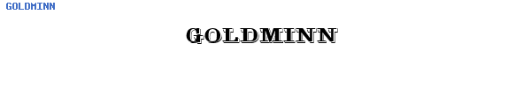 Fuente GOLDMINN.TTF
