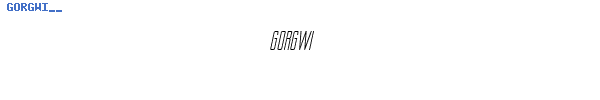 Fuente GORGWI__.TTF