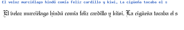 Fuente GOTHIC1R.TTF