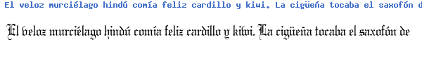 Fuente GOTHITHR.TTF