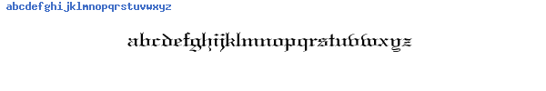 Fuente GOTHIW1R.TTF