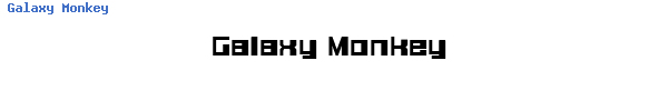 Fuente Galaxy Monkey.ttf