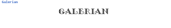 Fuente Galerian.ttf