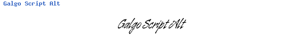 Fuente Galgo Script Alt.ttf