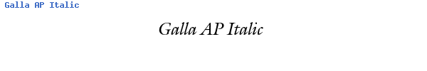 Fuente Galla AP Italic.ttf