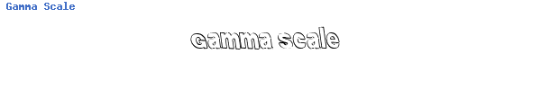 Fuente Gamma Scale.ttf