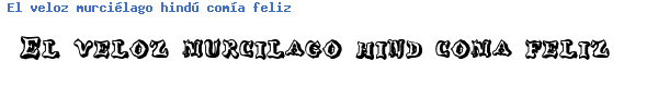 Fuente GanglyDisplaBd.ttf