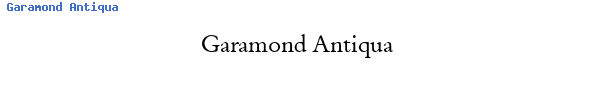 Fuente Garamond Antiqua.ttf