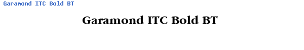 Fuente Garamond ITC Bold BT.ttf