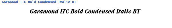 Fuente Garamond ITC Bold Condensed Italic BT.ttf