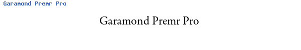 Fuente Garamond Premr Pro.ttf