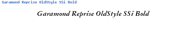 Fuente Garamond Reprise OldStyle SSi Bold.ttf