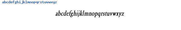 Fuente Garamond-Normal Condensed Bold Italic.ttf