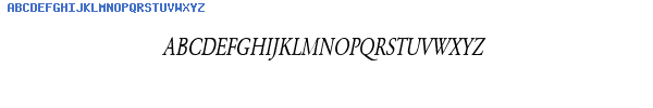 Fuente Garamond-Normal Condensed Italic.ttf