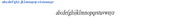 Fuente Garamond-Normal Condensed Italic.ttf